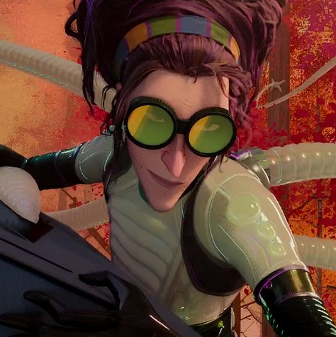 Dr Octavius Spiderverse, Doc Ock Into The Spiderverse, Doc Ock Spider Verse, Doctor Olivia Octavius, Dr Olivia Octavius, Olivia Octavius Fanart, Dc Superheroes Characters, Olivia Octavius, Hello Cartoon