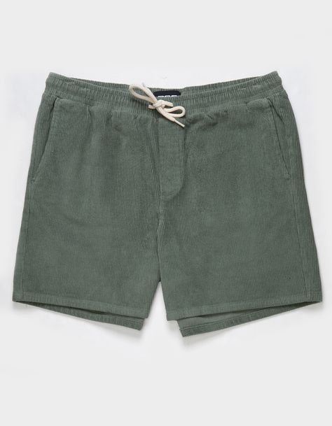 Rsq Cord Pull On Shorts. Corduroy Fabric. Elastic Waistband With Drawstring. Side Welt Hand Pockets. Back Patch Pockets. 6'' Inseam. 17'' Outseam. 98% Cotton, 2% Spandex. Machine Wash. Imported. | Rsq 6’’ Cord Pull On Shorts Men’s Shorts, Mens Summer Shorts, Summer Shorts Men, Mens Casual Shorts, Mens Cords, Forest Life, Mens Shorts Outfits, European Outfit, Pull On Shorts