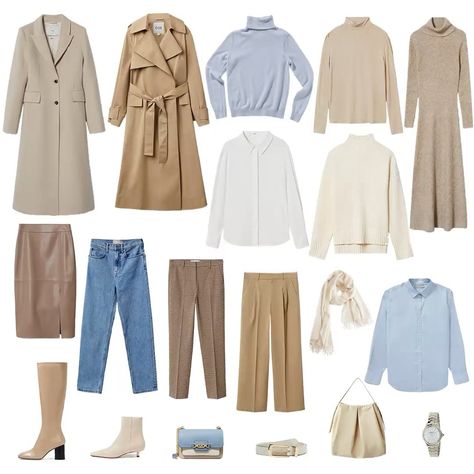 Feminine Capsule Wardrobe, Europe Winter Outfits, Lady Like Style, Winter Outfits Warm, Capsule Wardrobe Work, Lit Outfits, Winter Fashion Outfits Casual, Winter Capsule Wardrobe, Clothing Pieces