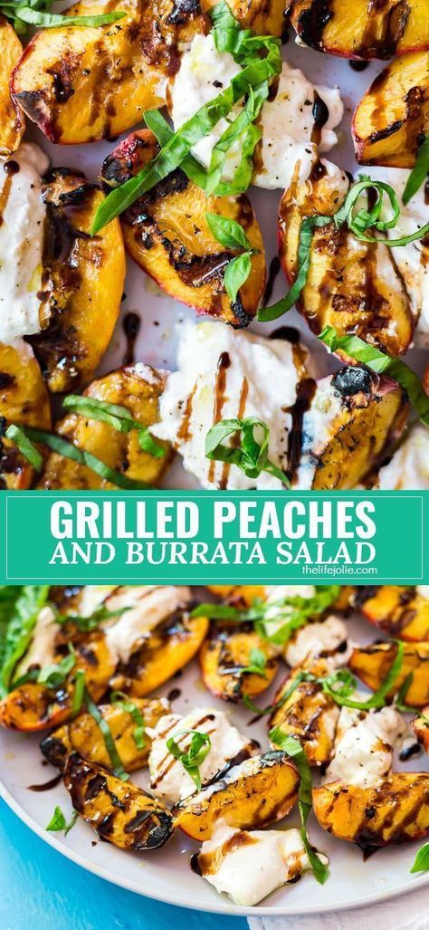 Grilled Peach Burrata, Burrata Side Dish, Burrata Salad Recipe, Summer Hosting, Summer Appetizers, Burrata Recipe, Wholesome Meals, Burrata Salad, Burrata Cheese