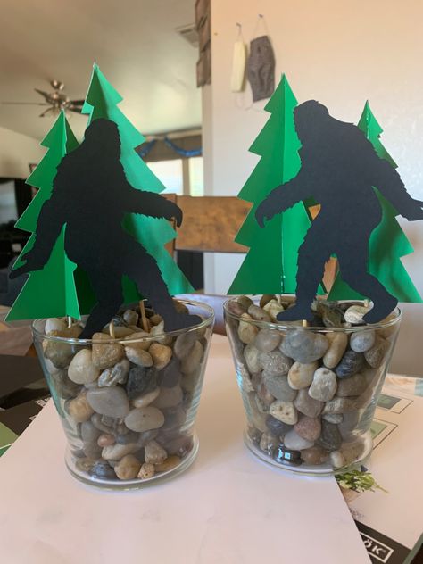 Bigfoot Themed Party, Bigfoot Birthday Party Decorations, Bigfoot Birthday Party Food Ideas, Sasquatch Party Ideas, Bigfoot Party Decorations, Bigfoot Themed Birthday Party, Sasquatch Birthday Party, Bigfoot Party Ideas, Bigfoot Birthday Party Ideas