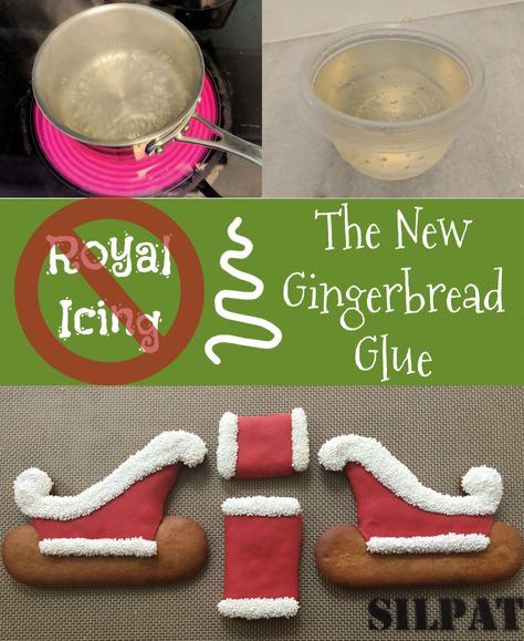 Royal Icing is OUT. Tylose Glue is IN. Get the recipe for a clear edible glue you can use for those gingerbread creations this year. Best Gingerbread Icing Glue, Best Gingerbread House Glue, Best Glue For Gingerbread Houses, Gingerbread Frosting Glue, Diy Gingerbread Icing, Royal Icing Recipe Gingerbread House, Gingerbread Icing Recipe Glue, Best Gingerbread House Icing Glue, Gingerbread Glue Icing