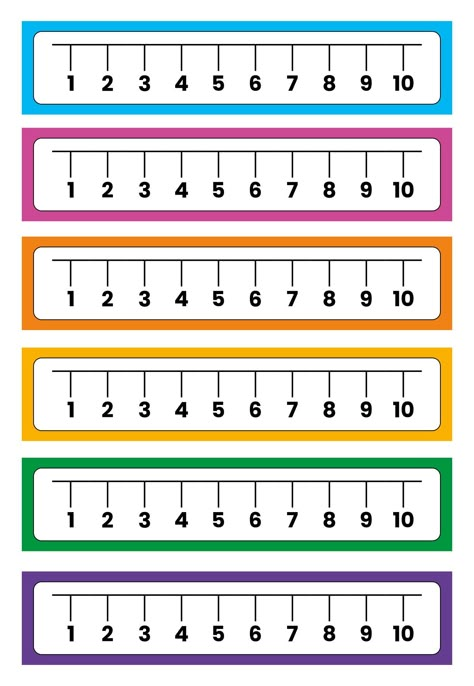 Printable Number Line Template 1-10 Free Printable Number Line 1-10, Number Words 1-10, Number Lines Printable, Printable Number Line 1-20 Free, Numberline Printable Free, Number Line Printable Free, Numbers 1-10, Number Line Kindergarten, Free Printable Number Line