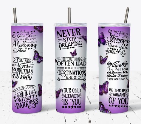 Butterfly Inspiration, Rainbow Lips, Inspirational Tumbler, Menue Design, Boho Inspiration, Tumbler Sublimation Designs, Daily Affirmation, Image Editing Software, Printable Vinyl