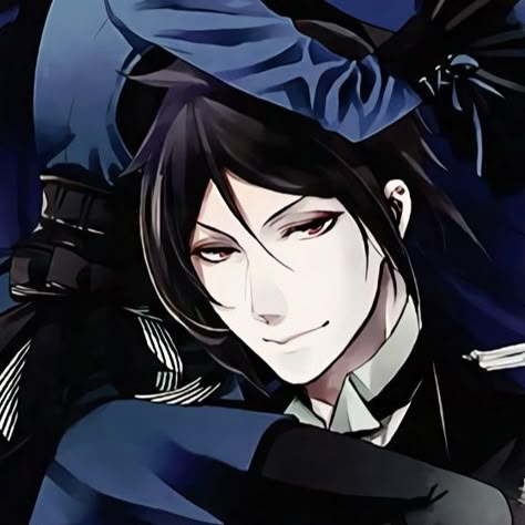 Sebastian Pfp Black Butler, Black Butler Pfp Sebastian, Sebastian Black Buttler Icon, Sebastian Black Butler Icon, Sebastian Michaelis Icon, Black Bulter, Black Butler Sebastian, Happy 10th Anniversary, Black Butler Characters