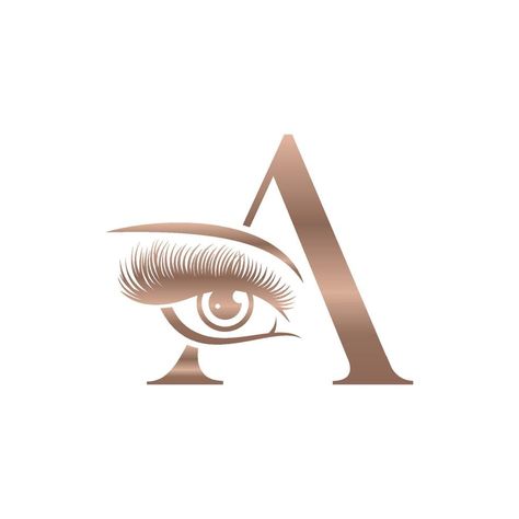 Lashes Design Logo, Logo For Lashes, Lash Logos Ideas, Logo Eyelash Extensions Design, As Logo Design Letters, Lashes Logo Graphics, Eyelash Logo Design Lashes, Lash Business Logo, Lash Logo Design Ideas