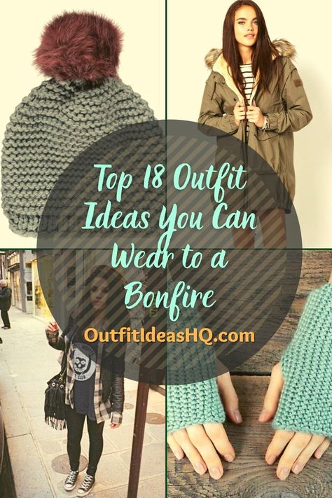 Here are some ideas about what to wear to a bonfire. Find ideas of outfits with boyfriend jeans, parkas, puffer jackets, denim jackets, leather jackets, plaid shirts, ankle boots and high boots. Find the best accessories to wear to a bonfire like chunky knits, knitted socks, woollen gloves, beanies, scarves and many more via OutfitIdeasHQ Bonfire Outfit Fall Night Cold, Comfy Bonfire Outfit, Bonfire Chic Outfit, What To Wear To A Bonfire In Fall, What To Wear To A Bonfire, Country Bonfire Outfit, Winter Bonfire Outfit, Bon Fire Outfit, Bonfire Outfit Winter