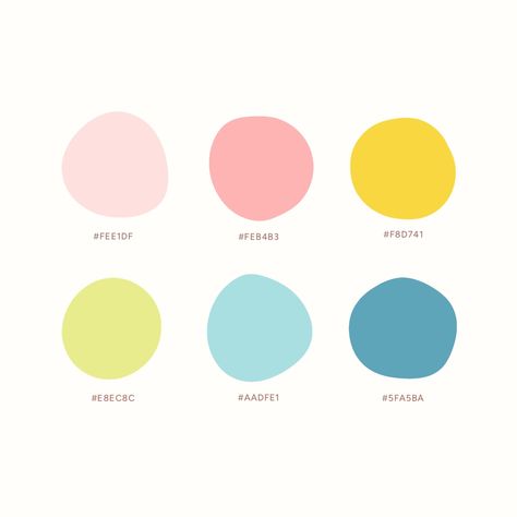 Bright Nursery Color Palette, Nursery Color Palette, Bright Nursery, Website Design Inspiration Layout, Visual Reference, Complimentary Color Scheme, Branding Inspo, Brand Ideas, Mural Ideas