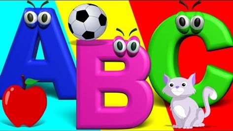 Alphabet Sounds Song, New Nursery Rhymes, Learn Phonics, A For Apple, Zoo Phonics, Letter Song, Alphabet For Toddlers, Alphabet Song, Kids Learning Videos