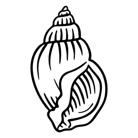 Seashell Template, Bath Embroidery, Seashell Outline, Shell Outline, Seashell Logo, Seashells Template, Seashell Svg, Seashell Drawing, Paris Crafts