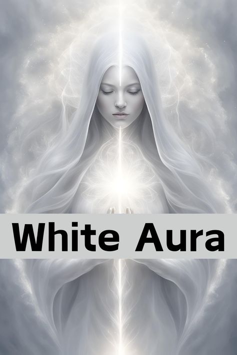 A white aura is an indication of advanced spiritual growth, innocence, and strong moral principles. It symbolizes qualities such as love, empathy, and operating at a high vibrational frequency. People who possess a white aura tend to be kind, insightful, and capable of deflecting negative influences. This aura color represents a well-balanced Crown Chakra and a profound connection to the divine or spiritual realm. White Light Aura, White Aura Meaning, Red Aura Meaning, Aura Quiz, Aura Meaning, Strong Aura, Infj Personality Facts, Egyptian Eye Tattoos, Eye Tattoos