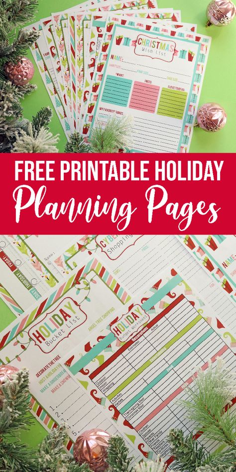 Christmas Gift Planning Free Printable, Christmas Binder Printables Free, Christmas Budget Printable Free, Happy Planner Christmas Free Printables, Christmas Planner Printables Free 2023, Christmas Planning Printables Free, Free Christmas Planner Printables, Christmas Gift List Printable Free, Christmas Planner Ideas