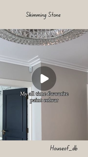 Skimming Stone And Railings, Stone Colour Bedroom Ideas, Farrow And Ball Skimming Stone Bedroom, Warm Stone Paint Color, Skimming Stone Farrow And Ball Bedroom, Hallway Paint Ideas Colour Schemes, Goose Feathers Valspar, Skimming Stone Farrow And Ball Living Room, Skimming Stone Hallway