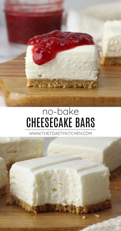 Easiest No Bake Cheesecake, Cheesecake Squares No Bake, Quick Cheesecake Desserts, Fast Cream Cheese Dessert, No Bake Philadelphia Cheesecake Recipe, Cheesecake Squares Recipes Easy, Summer Cheesecake Recipes No Bake, No Bake Cheesecake For A Crowd, Fluffy Cheesecake Recipe No Bake