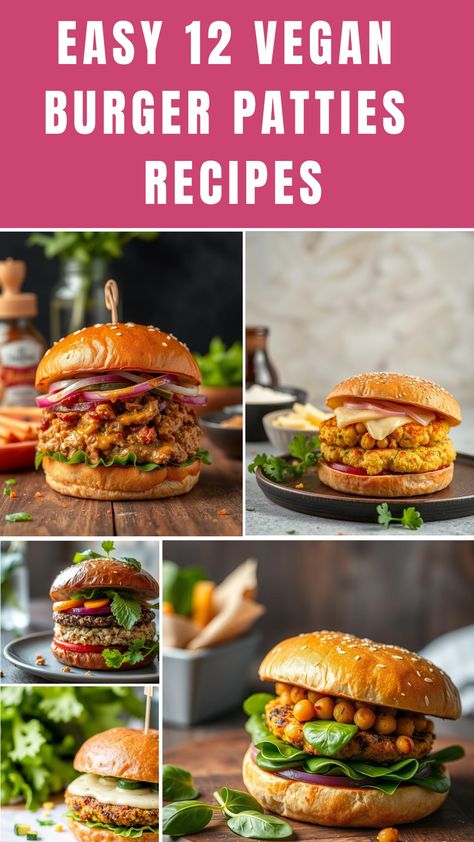 Guilt-free grilling: 12 veggie burger recipes that'll satisfy any craving Veggies Burger Recipe, Veggy Burger, Homemade Veggie Burger, Veggie Burger Recipes, Homemade Vegan Burgers, Vegan Burger Patties, Vegetarian Burger Recipe, Veggie Burger Recipe, Jackfruit Pulled Pork