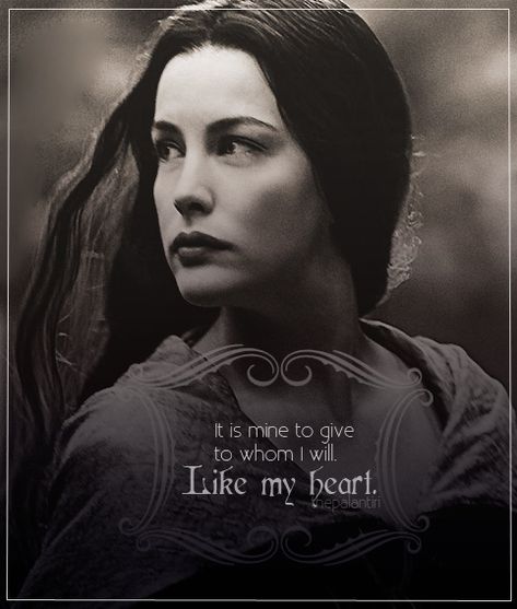 Arwen And Aragorn Love Quotes by @quotesgram Arwen Quotes, Aragorn Quotes, Arwen And Aragorn, Arwen Aragorn, Arwen Lotr, Rings Quotes, Arwen Undomiel, Into The West, Bilbo Baggins