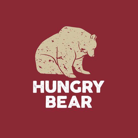 Hungry Bear, Bear Logo, Home Decor Decals, ? Logo, Logos