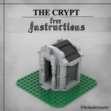 Lego Tombstone, Lego Haunted House Moc, Lego Cemetery, Lego Graveyard, Lego Moc Ideas, Lego Terrain, Lego Landscape, Lego Dnd, Lego Tutorials