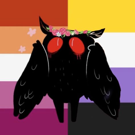 Mothman Pfp, Moth Pfp, Paranormal Aesthetic, Cute Moth, Comfort Art, Retro Wallpaper Iphone, Cute Ferrets, Moth Art, Retro Wallpaper