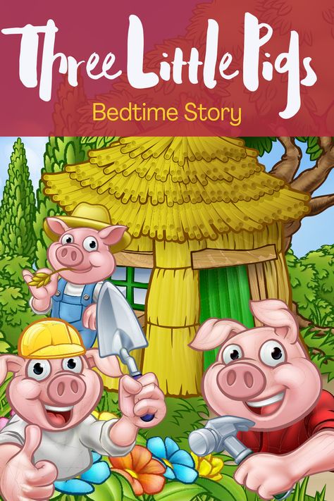 Three Little Pigs Bad Wolf Tattoo, Interesting Short Stories, Three Little Pigs Story, Three Little Pig, Bed Time Stories, 3 Pigs, The Big Bad Wolf, The Three Little Pigs, Short Stories For Kids