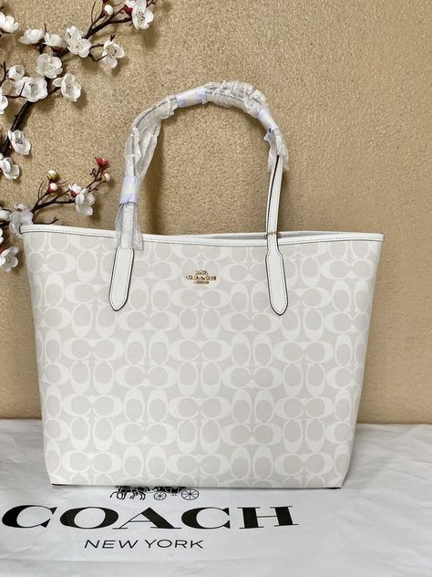 I am VIP customer from Coach and I have a coupon  100% authentic Coach bags  Please follow me update new bags with great price Coach Bag Big, Coach Bags Tote, Coach Tote Bag Outfit, College Bag Aesthetic, Coach Large Capacity Tote Shoulder Bag, Luxury Coach Tote Shoulder Bag, Coach Small City Tote, Coach Tote Bag White, Coach City Tote Bag