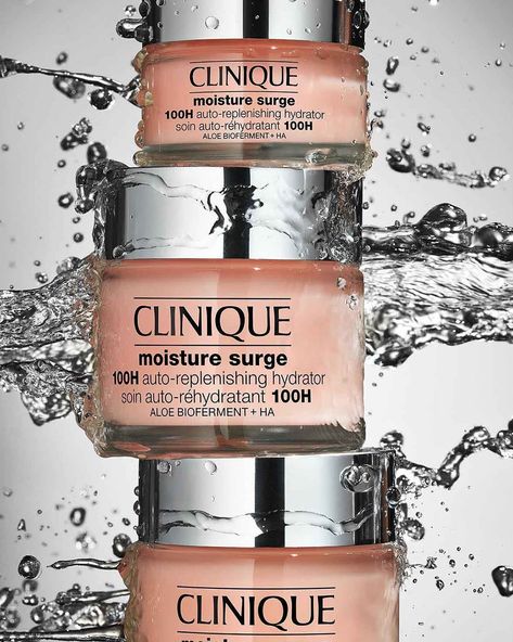 Clinique Moisture Surge 100h, Moisture Surge Clinique, Milk Moisturizer, Clinique Cosmetics, Store Display Design, Clinique Skincare, Allergy Testing, Clinique Moisture Surge, Clinique Moisturizer