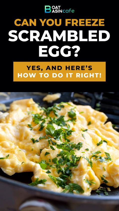 How To Freeze Cooked Eggs, Freeze Eggs In Ice Cube Trays, Can You Freeze Scrambled Eggs, Frozen Egg Recipes, Egg Recipes To Freeze, How To Freeze Scrambled Eggs, How To Freeze Eggs The Right Way, How To Meal Prep Eggs, Frozen Scrambled Eggs