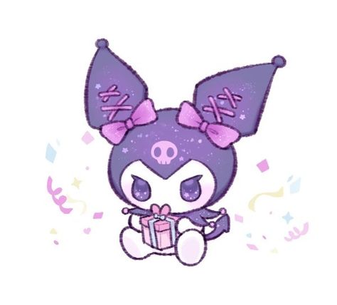 Cutecore Gacha Club, My Melody Fanart, Kuromi Fanart, Kuromi Widget, Kuromi And Baku, Cutecore Gacha, Kuromi Print, Kuromi Y My Melody, Purple Kuromi