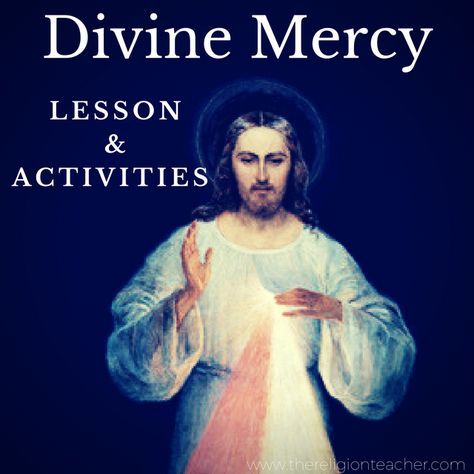 Divine Mercy Lesson Plan and Activities Confirmation Retreat, Rosary Craft, Ccd Activities, Youth Ministry Lessons, Catholic Kids Crafts, Fake Family Quotes, Formation Ideas, Diy Rosary, Divine Mercy Sunday