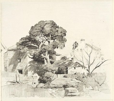 Tree Pencil Sketch, Pencil Sketches Landscape, City Sketches, The Fig Tree, Landscape Pencil Drawings, Tree Sketch, Tree Sketches, Landscape Sketch, Comic Style Art