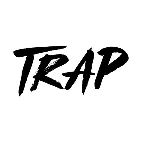 Traps Tattoo, Trap Logo Design, Trap Aesthetic, Ink Trap Font, Trap Rap Aesthetic, Rap Logo, Trap House Tattoo Design, Trap House Logo, Trap House Tattoo