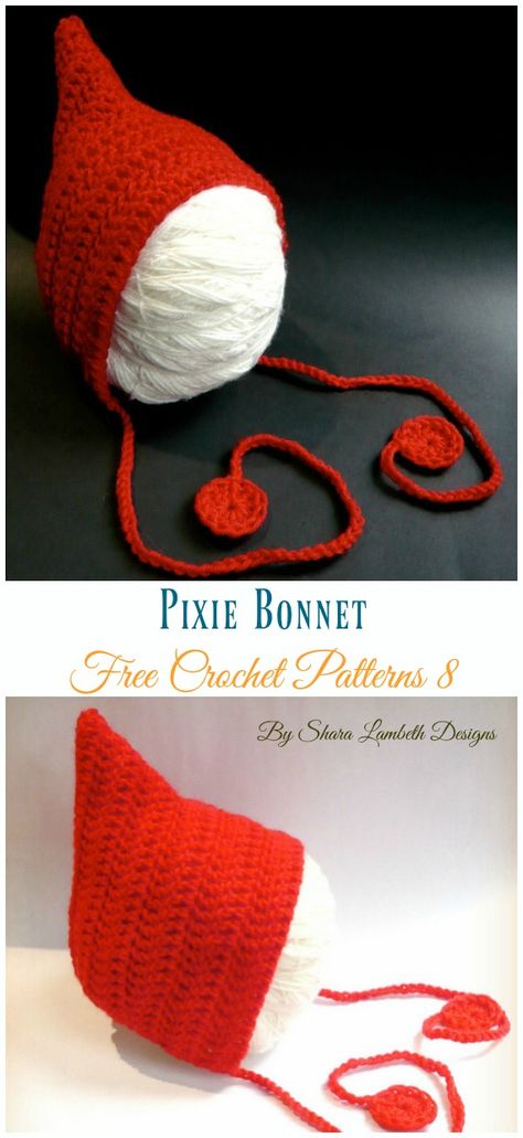 Pixie Bonnet Crochet Free Pattern - Baby #Bonnet; Hat Free #Crochet; Patterns Crochet Baby Gnome Hat, Pixie Crochet Hat Pattern Free, Crochet Baby Pixie Hat, Crochet Pixie Hat Pattern Free Baby, Crochet Pixie Bonnet Free Pattern, Pixie Bonnet Crochet Pattern Free, Pixie Hat Crochet Pattern Free, Crochet Pixie Hat Pattern Free, Baby Crochet Hat Pattern Free