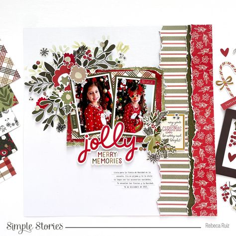 Winter Scrapbook Layouts, Kaisercraft Layouts, Christmas Layout, Winter Scrapbooking, Scrapbook Christmas, Christmas Scrapbook Pages, Christmas Scrapbook Layouts, Christmas Scrapbooking, Holiday Scrapbook