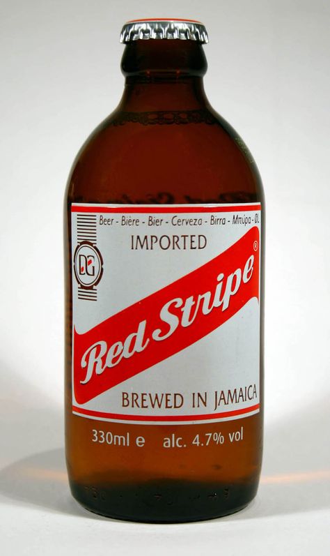 Red Stripe Red Stripe Beer, Jamaican Drinks, Beer List, Beer Collection, Summer Beer, Jamaican Culture, Beers Of The World, Beer Time, Beer Brands