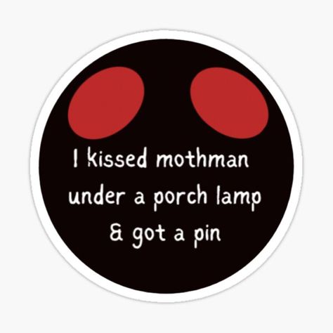 Mothman Pfp, Mothman Fanart, Mothman Crafts, Mothman Festival, Mothman Museum, Cryptid Art, Mothman Sticker, Cryptid Stickers, Mothman Shirt