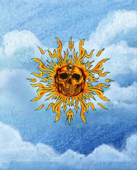 Creepy Sun, Marcos Alvarado Art, Trippy Sun, Cartoon Sun, Fotografi Vintage, Trash Art, Graphic Poster Art, Beautiful Dark Art, Spotify Covers