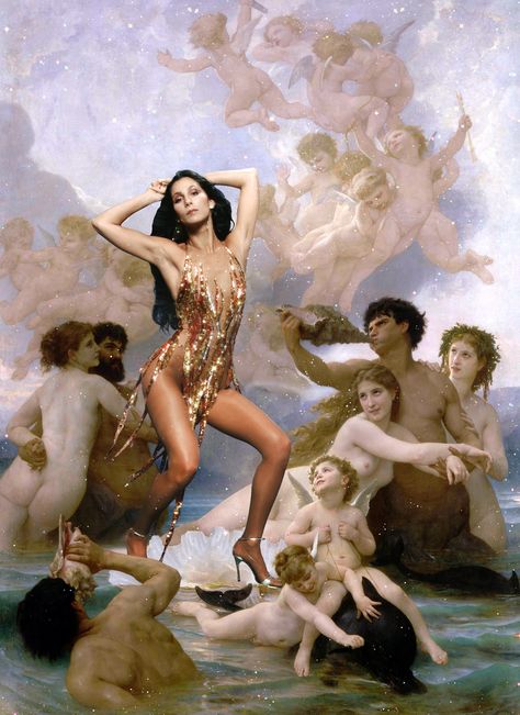 William Bouguereau, Adolphe Bouguereau, William Adolphe, William Adolphe Bouguereau, Birth Of Venus, Venus Williams, Foto Art, Oil Painting Reproductions, Arte Fantasy