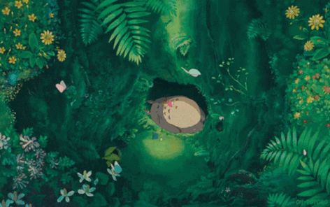 Relaxing Forest GIF - Relaxing Forest Butterflies - Discover & Share GIFs Studio Ghibli Films, Art Studio Ghibli, Studio Ghibli Background, Ghibli Artwork, Studio Ghibli Movies, Studio Ghibli Art, Ghibli Movies, Ghibli Art, Aesthetic Desktop Wallpaper