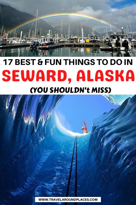 17 Best & Fun Things to do in Seward Alaska You Shouldn’t Miss | top things to do in Seward | unique things to do in Seward | outdoor things to do in Seward | places to visit in Seward | things to see in Seward | #thingstodo #bucketlist #snowman #ustraveldestinations #roadtrip Things To Do In Seward Alaska, Seward Alaska Things To Do In, Seaward Alaska, Soldotna Alaska, Alaska Travel Cruise, Cruise Hacks, Alaska Summer, Alaska Road Trip, Alaska National Parks