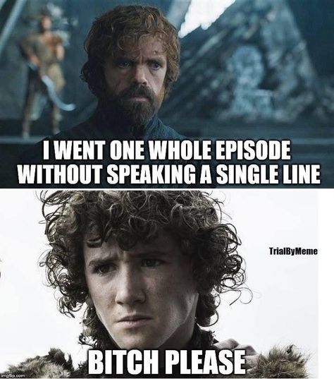 Game of Thrones: I went one whole episode without speaking a single line. Bitch please. (poor Rickon) Game Of Thrones Rickon, Game Of Theones, Rickon Stark, Got Memes, Valar Morghulis, Game Of Thrones Houses, House Of Dragons, Single Line, Real Funny Jokes