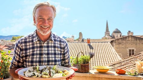 Marcus Wareing Simply Provence Marcus Wareing Recipes, Provence Recipes, Red Rice Salad, Marcus Wareing, Pickled Cauliflower, Olive Sauce, Tomato Tart, Bbc Food, Fennel Salad