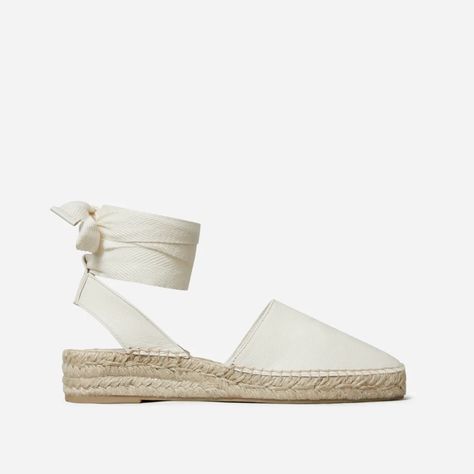 Women’s D'orsay Espadrille | Everlane Parisian Picnic, White Espadrilles, Espadrille Flats, Alicante Spain, Hype Shoes, Slingback Heel, Flat Espadrilles, Flat Sneakers, Dream Shoes