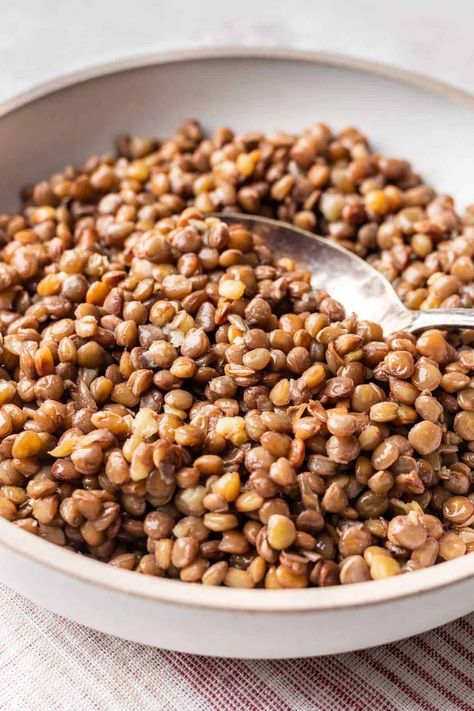 Lentils In Rice Cooker, Cook Lentils, Autoimmune Diet Recipes, Aroma Rice Cooker, How To Cook Lentils, Golo Recipes, Learning How To Cook, Cooking Grains, French Green Lentils