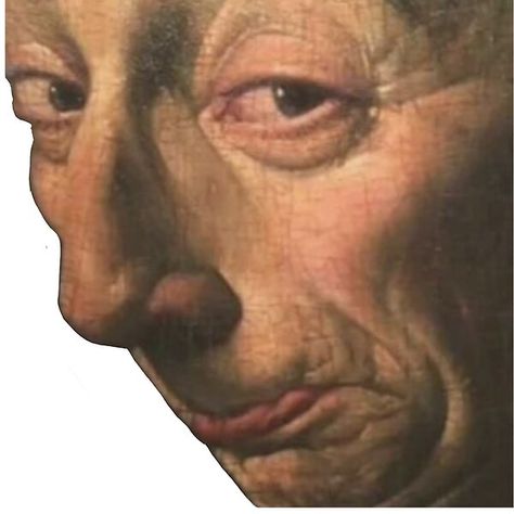 Funny Renaissance meme by brerray | Redbubble The Irritating Gentleman, Funny Medieval Art, Old Painting Meme, Renicansse Art, Funny Face Expressions, Funny Medieval, Vintage Meme, Galaxy Drawings, Kate Sharma