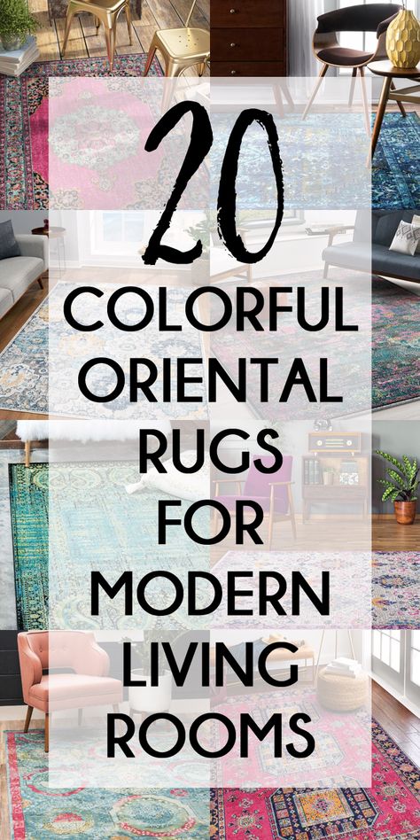 Colorful Persian Rug Living Rooms, Living Room With Geometric Rug, Modern Living Room With Persian Rug, Bright Living Room Rug, Multi Colored Rugs, Asian Decor Ideas Living Room, Colorful Dining Room Rug, Colorful Modern Rug, Bright Area Rugs In Living Room