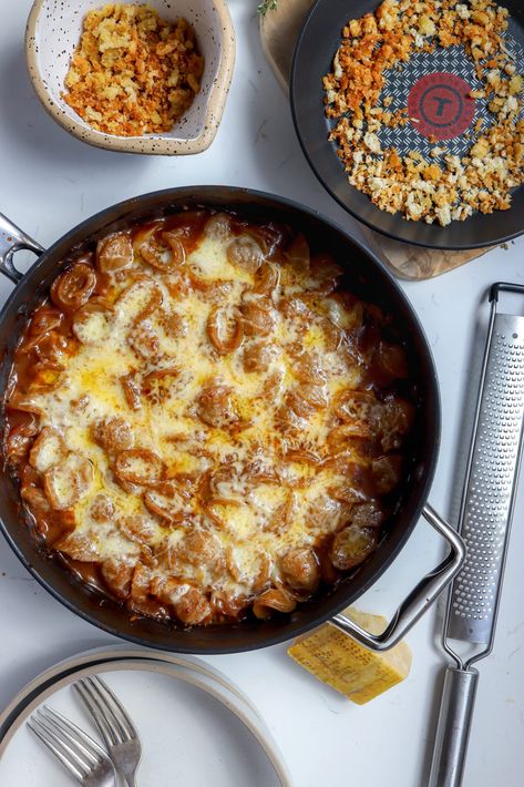 French Onion Soup Orecchiette