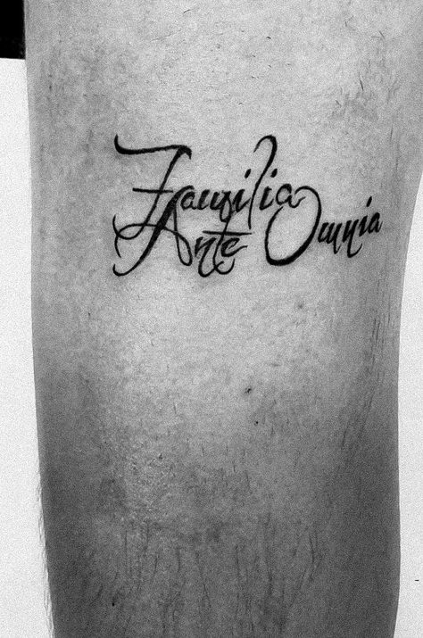 Family Over Everything Tattoo, Spanish Tattoos, Latin Tattoo, Family Over Everything, Tattoos For Guys, Tattoo Quotes, Tattoo Ideas, Tattoos, Flowers