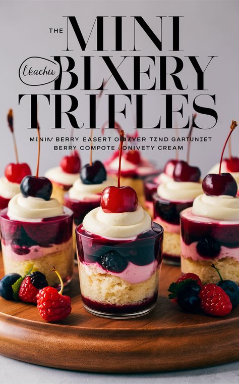 RECIPE , easy recipe , Fall ,
Decor Neutral Fall ,food Fall ,recipe Inspiration ,Fall recipe Berry Dessert Ideas, Healthy Trifle Recipes, Mixed Berry Trifle, Healthy Trifle, Holiday Dishes Christmas, Mini Trifle Desserts, Berry Trifle Recipe, Mixed Berry Dessert, Mini Trifles