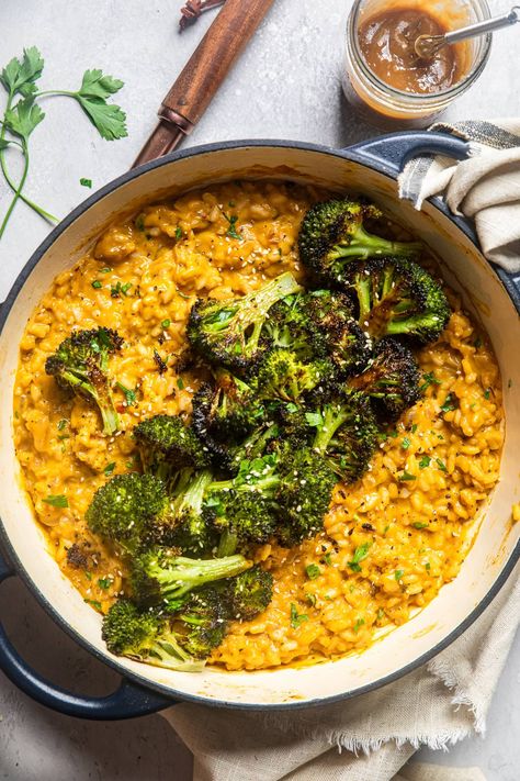 Korean Butternut Squash, Vegan Butternut Squash Risotto, Broccoli Butternut Squash, Butternut Squash Vegan Recipes, Winter Recipes Vegetarian, Vegan Squash Recipes, Vegan Butternut Squash Recipes, Vegan Roasted Butternut Squash, Kosher Rules