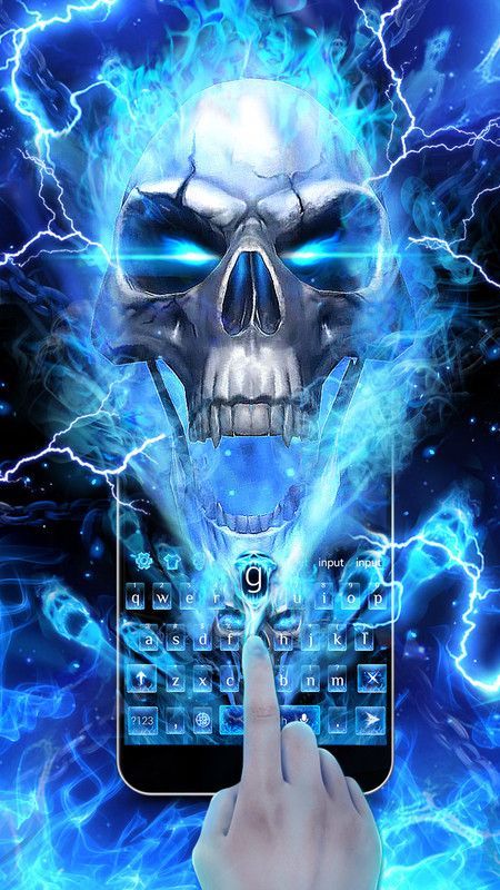 Blue Ghost Rider, Skeleton Pics, Silly Skeleton, Flaming Skull, Emo Love, Fire Image, Emo Wallpaper, Commissions Open, Reaction Pictures